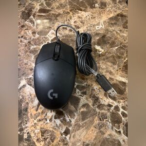 Logitech G203 LIGHTSYNC Gaming Mouse - Black RGB lighting (logo & side strips)